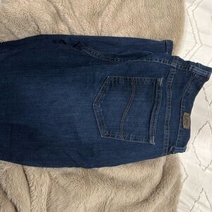 Lee women’s jeans relaxed, fit straight leg midrise size 14 medium